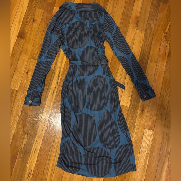 Boden Bodycon button Striped Dress - Picture 5 of 5